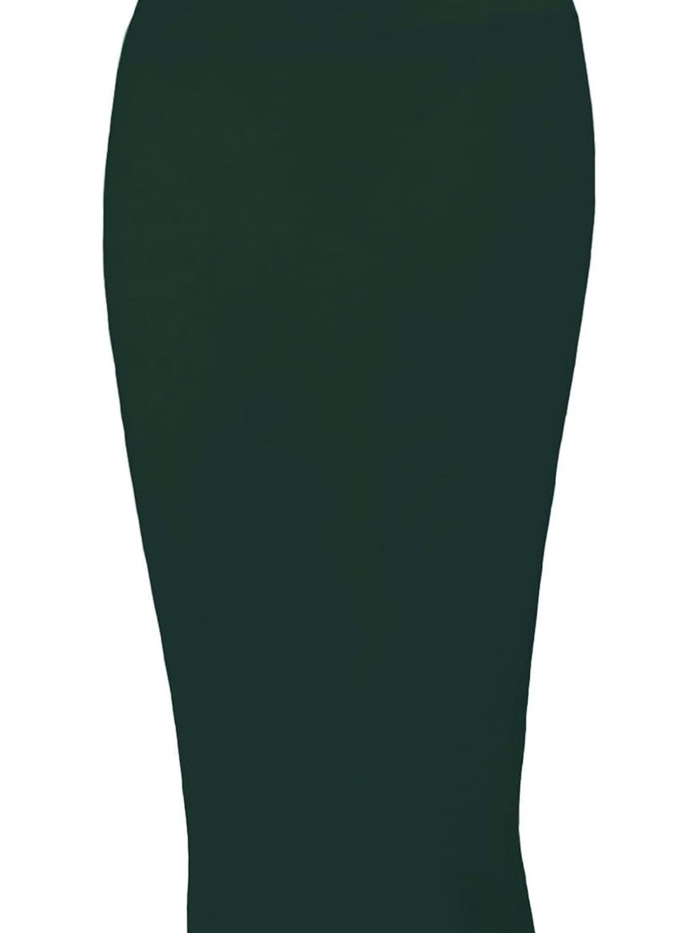 Tailored Forest Green Pencil Skirt